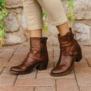 RAG & BONE Distressed Leather Ankle Boots, 5